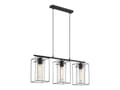 Miniatyrbilde 1 av 5: Eglo Loncino - Taklampe - 3 innganger - E27 - svart, transparent svart