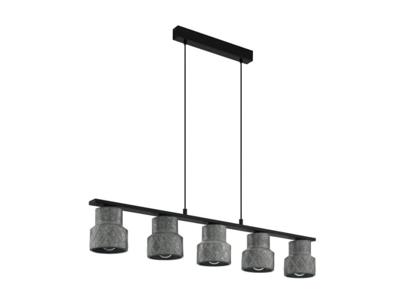 EGLO HILCOTT LÅNG HYLLA 5XE27 L1160 ZINK