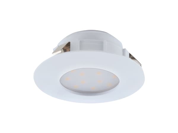 EGLO Pineda, Innsunket spotlight, Ikke-utskiftbare pærer, LED, 6 W, 3000 K, Hvit