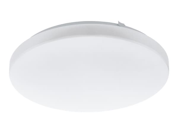 Eglo Frania - Vegg/taklampe - LED - 17.3 W (ekvivalent 125 W) - klasse A+ - varmt hvitt lys - 3000 K - rund - hvit Hvit