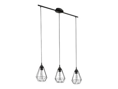 Eglo Tarbes - Taklampe - 3 innganger - E27 Sort