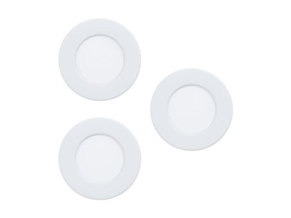 EGLO Fueva 5, Innsunket spotlight, LED, 220-240 V, Hvit Hvit