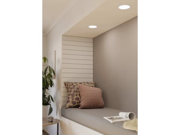 EGLO Fueva, Nedtryckbar spotlight, LED, 11 W, 3000 K, 1350 LM, Vit