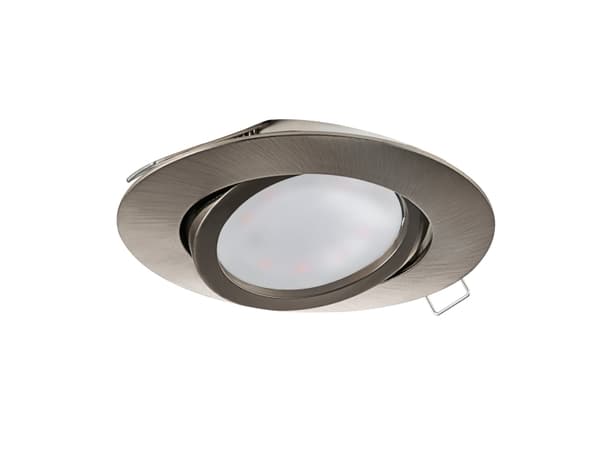 EGLO Tedo, Syvennysspottivalo, Ei vaihdettavissa oleva hehkulamppu, LED, 5 W, 3000 K, Nikkeli