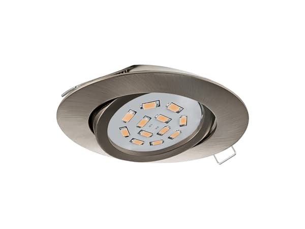 EGLO Tedo, Syvennysspottivalo, Ei vaihdettavissa oleva hehkulamppu, LED, 5 W, 3000 K, Nikkeli Nikkeli