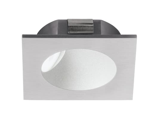 EGLO 96902, Innsunket spotlight, 1 ampuller, LED, 2 W, 200 lm, Aluminium, Sølv Aluminium, Sølv