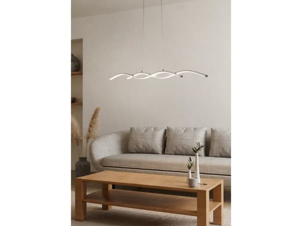 EGLO Lasana 2, Fleksibel montering, Kromfarget, Hvit, Hvit, Aluminium, Plast, Stål, Plast, IP20