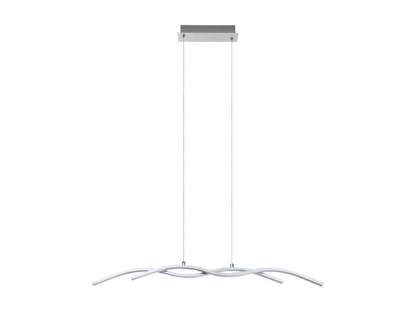EGLO Lasana 2, Fleksibel montering, Kromfarget, Hvit, Hvit, Aluminium, Plast, Stål, Plast, IP20