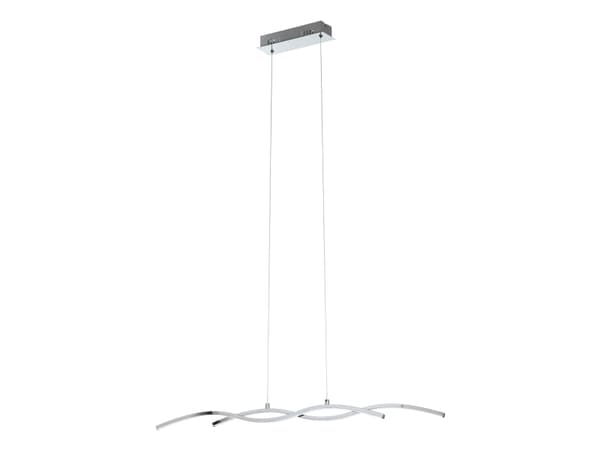 EGLO Lasana 2, Fleksibel montering, Kromfarget, Hvit, Hvit, Aluminium, Plast, Stål, Plast, IP20