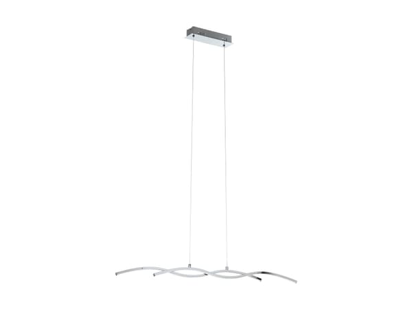EGLO Lasana 2, Fleksibel montering, Kromfarget, Hvit, Hvit, Aluminium, Plast, Stål, Plast, IP20 Krom, Vit