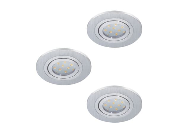 EGLO AREITO BYGG. SETT 3XGU10 400LM Ø110 ALU Aluminium