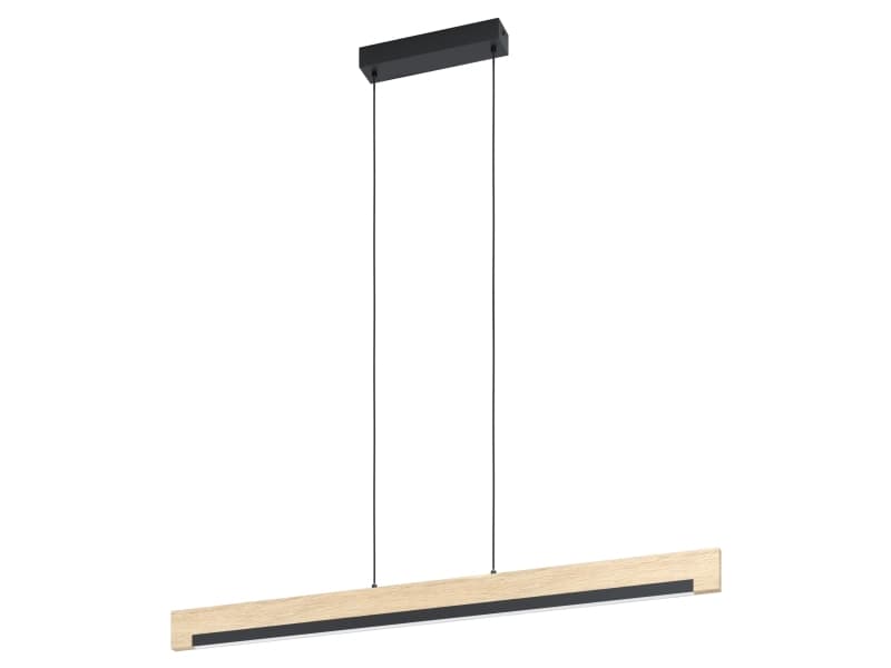 EGLO CAMACHO LÅNG HYLLA L1100 2880LM EK/SVART