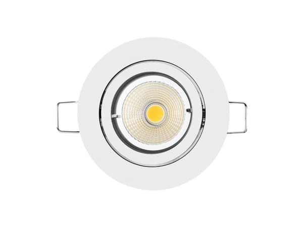 EGLO Tedo 1, Innsunket spotlight, Ikke-utskiftbare pærer, 5 W, 3000 K, 400 lm, Hvit