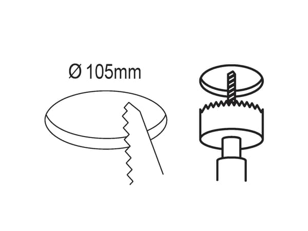 EGLO Fueva 5, Innsunket spotlight, LED, 220-240 V, Hvit
