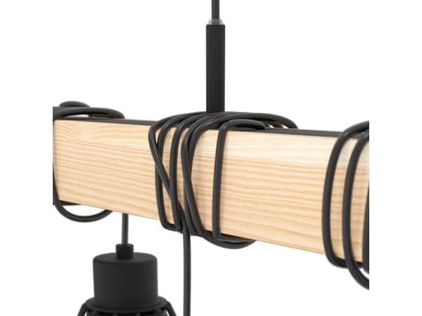 EGLO TOWNSHEND 5 LANGBORD 9L SORT/EIK
