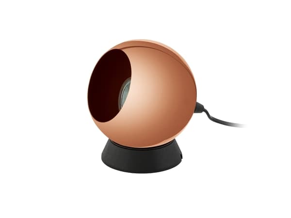 Eglo Petto 1 - Dekorationslampa - LED-glödlampa - GU10 - 3.3 W (motsvarande 40 W) - klass A+ - varmt vitt ljus - 3000 K - svart, koppar
