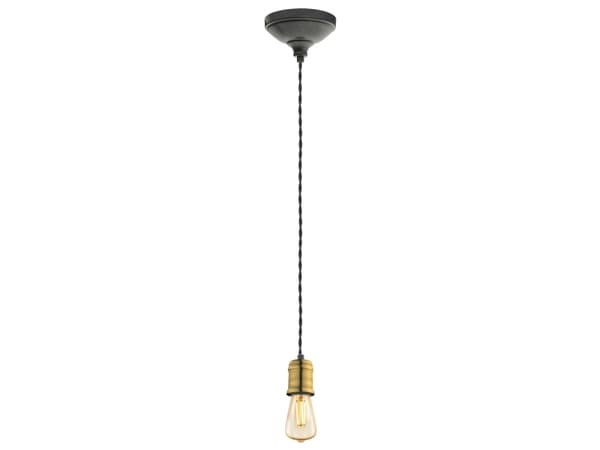 EGLO Yorth, Flexibelt fäste, Svart, Guld, Stål, Vardagsrum, inomhus, II Svart, Guld