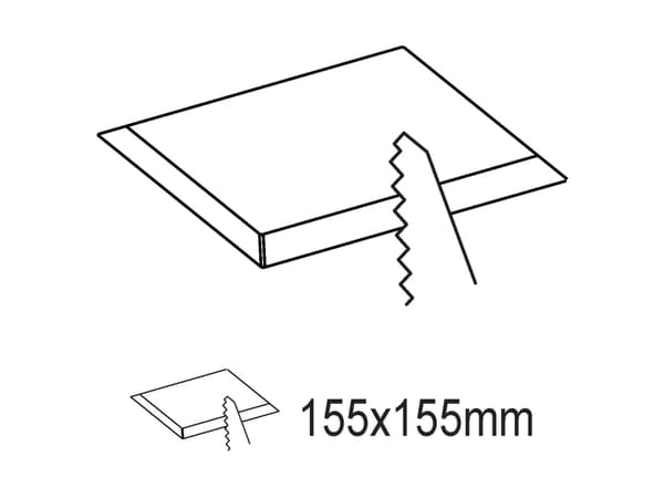 EGLO Fueva 5, Innsunket spotlight, LED, 3000 K, 1350 lm, 220-240 V, Satin Stål, Hvit
