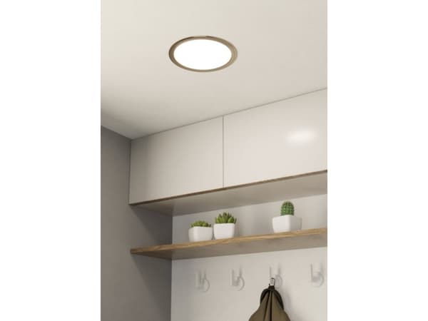 EGLO Fueva 5, Nedtryckbar spotlight, 1 lampor, LED, 3000 K, 2000 LM, Stål, Vit