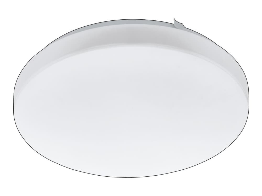 Eglo Frania - Vägg-/taklampa - LED - 11.5 W (motsvarande 90 W) - varmt vitt ljus - 3000 K - rund - vit
