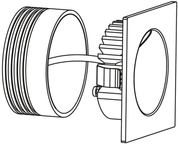 EGLO 96901, Innsunket spotlight, 1 ampuller, 200 lm, 220-240 V, Hvit