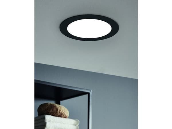 EGLO Fueva 5, Innsunket spotlight, LED, 4000 K, 1350 lm, 220-240 V, Sort, Hvit