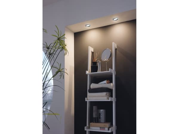 EGLO Pineda, Innsunket spotlight, Ikke-utskiftbare pærer, LED, 6 W, 3000 K, Nickel