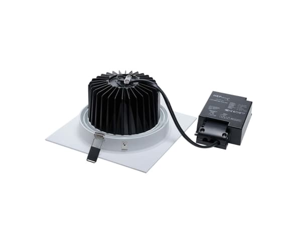 SLV NEW TRIA 1 SET, Innsunket spotlight, 1 ampuller, LED, 3000 K, 2700 lm, Hvit