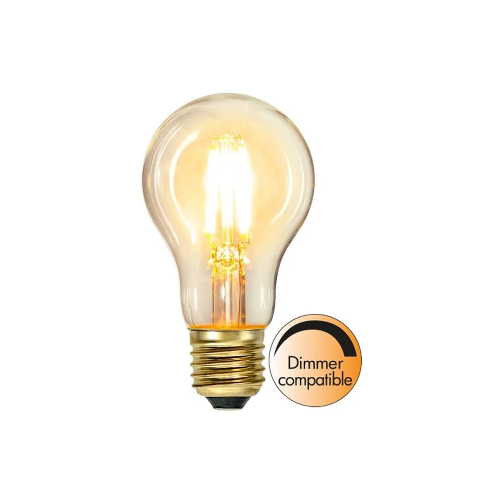 LED-lampa E27 A60 2100 kelvin 230 lumen soft glow dimbar