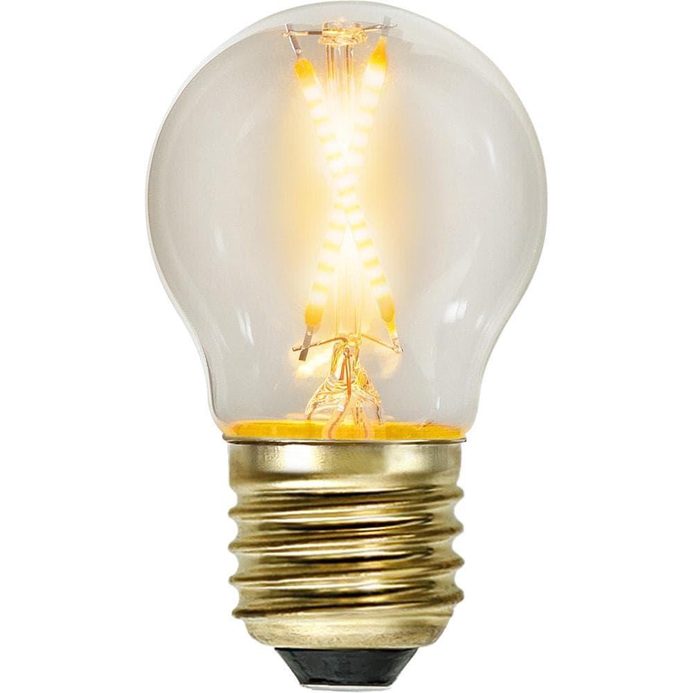 Klotlampa LED E27 G45 2100 kelvin 30 lumen soft glow