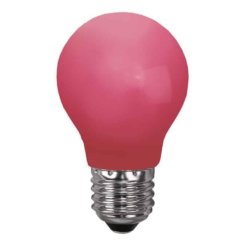 Decoration LED E27 13lm 0,9W Röd