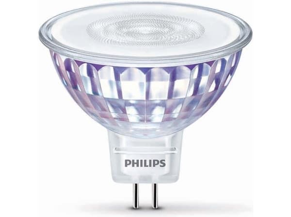 Philips Spottilamppu (himmennettävä), 5 W, 35 W, GU5.3, 345 lm, 25000 h, Lämmin hehku