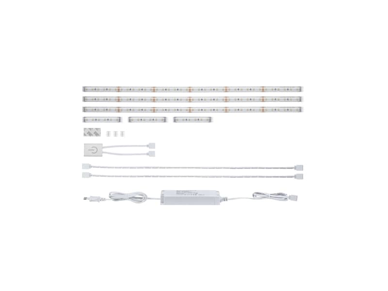 Paulmann 798.38, inomhus, Silver, II, Varmvitt, LED, 30000 h