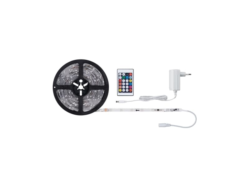 Paulmann FN SimpLED Strip RGB 70513 LED-båndsæt med stik 230 V 5 m RGB