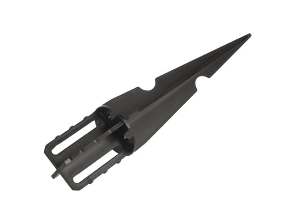Taklys Maclean Solar LED-lampe med Maclean MCE465 B sensor, svart, IP44, 3 lysmoduser, Li-ion 18650 batteri 3,7V 1200 mAh, hamret