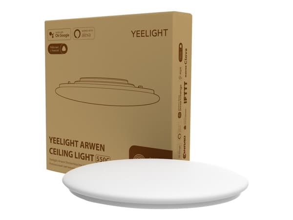 Yeelight Arwen C series 550C - Taklampe - LED - 50 W - klasse F - varm til kjølig hvitt lys - 2700-6500 K - sirkulær - hvit Hvit
