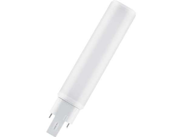 OSRAM DULUX D/E HF & AC Mains - LED-glödlampa - form: tubulär - glaserad finish - G24q-3 - 10 W (motsvarande 26 W) - klass E - svalt vitt ljus - 4000