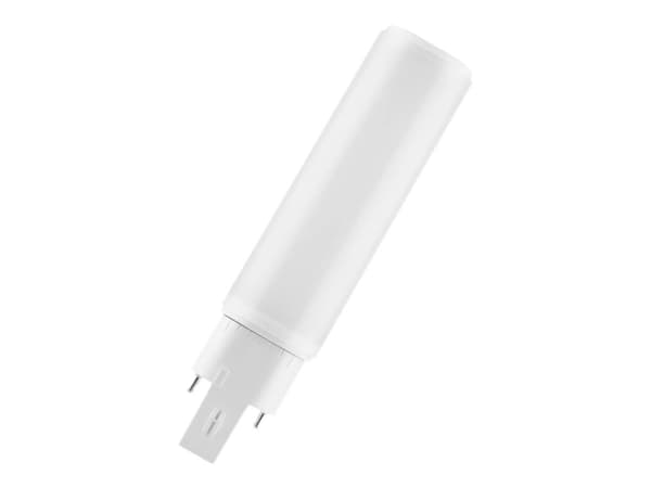 OSRAM DULUX D - LED-lamppu - muoto: putkimainen - himmeä viimeistely - G24d-2 - 7 W (vastaa 18 W) - luokka F - lämpimän valkoinen valo - 3000 K