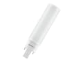 Pikkukuva 1 / 5: OSRAM DULUX D - LED-lamppu - muoto: putkimainen - himmeä viimeistely - G24d-2 - 7 W (vastaa 18 W) - luokka F - lämpimän valkoinen valo - 3000 K