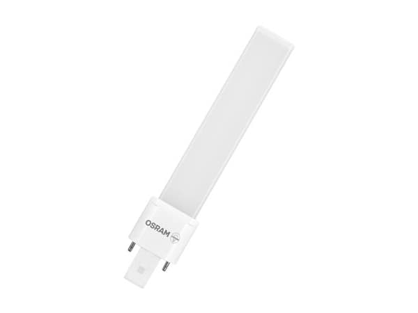 OSRAM DULUX S - LED-glödlampa - form: biax - glaserad finish - G23 - 4.5 W (motsvarande 9 W) - klass E - svalt vitt ljus - 4000 K