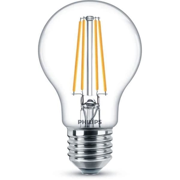 PHILIPS LED Classic 60W Standard E27 Varmvit Ej dimbar Set med 2