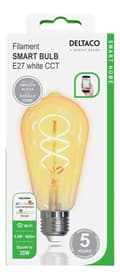 Miniatyrbild 3 av 4: SMART H Spiral LED filament lamp E27 WiFI 2.4GHz 470lm Dim