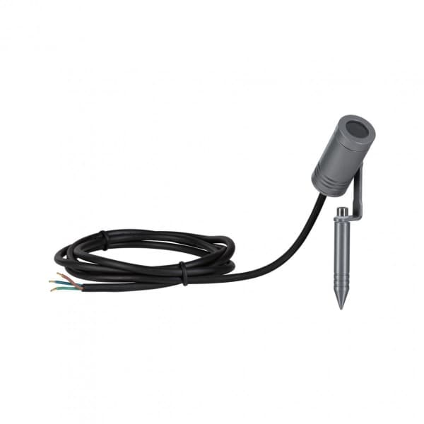 Paulmann 94376, Markbelysning utomhus, Grå, Gjuten aluminium, IP65, Trädgård, I