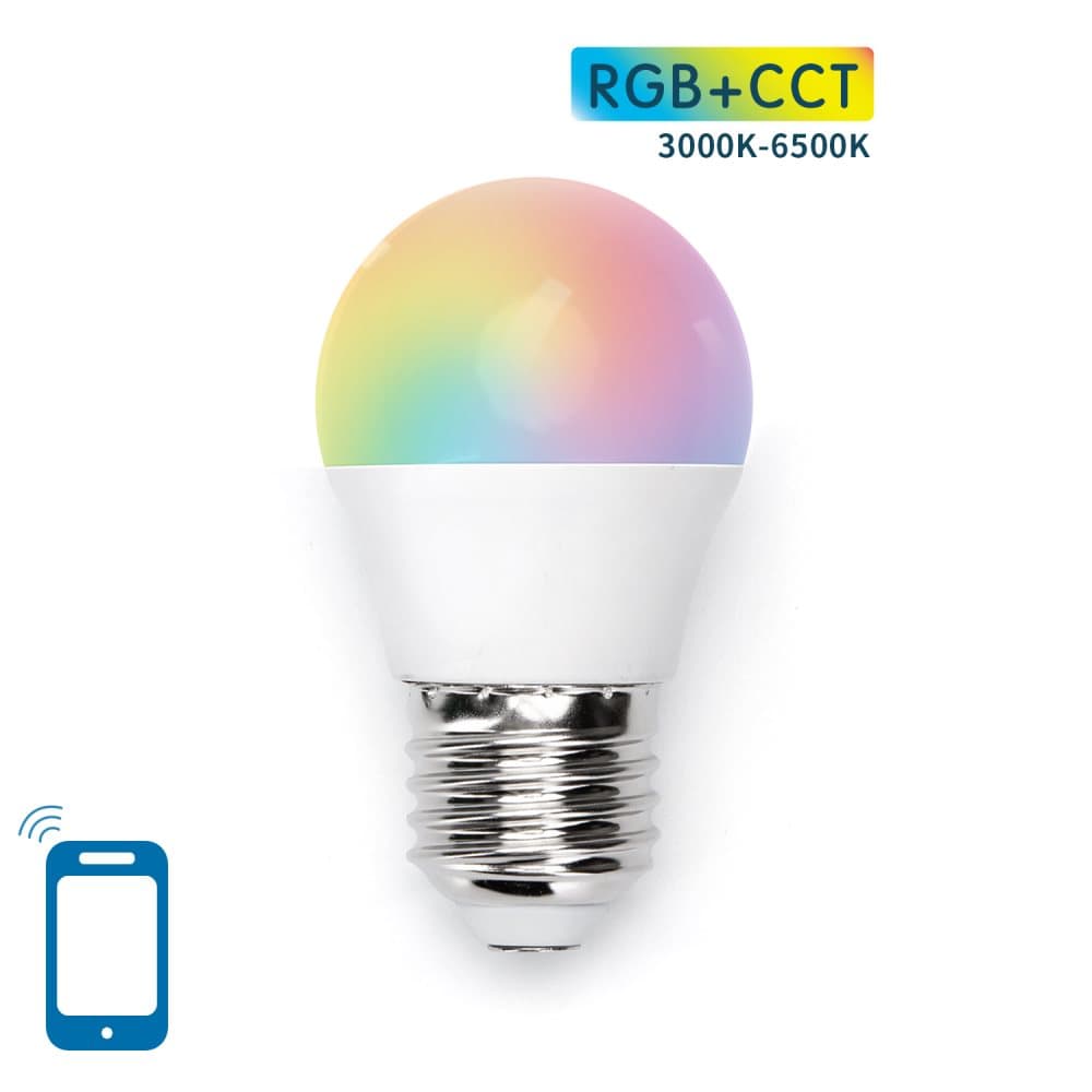 E27 G45 7W WIFI RGB+CCT