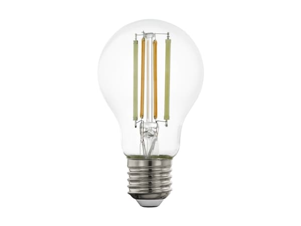 Eglo Connect-Z - LED-glödlampa med filament - form: A60 - E27 - 6 W (motsvarande 60 W) - klass E - tonbar vit - 2200-6500 K - transparent