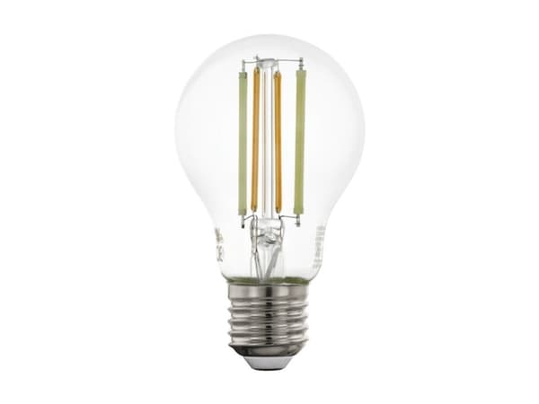Eglo Connect-Z - LED-glödlampa med filament - form: A60 - E27 - 6 W (motsvarande 60 W) - klass E - tonbar vit - 2200-6500 K - transparent