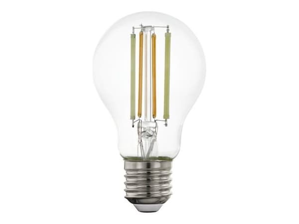 Eglo Connect-Z - LED-glödlampa med filament - form: A60 - E27 - 6 W (motsvarande 60 W) - klass E - tonbar vit - 2200-6500 K - transparent