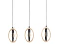 Miniatyrbilde 5 av 5: Eglo Basildon - Taklampe - 3 innganger - E27 - svart, brun