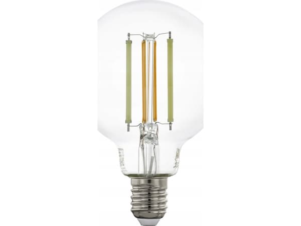 Eglo Connect-Z - LED-glödlampa med filament - form: G80 - E27 - 6 W (motsvarande 60 W) - klass E - tonbar vit - 2200-6500 K - transparent