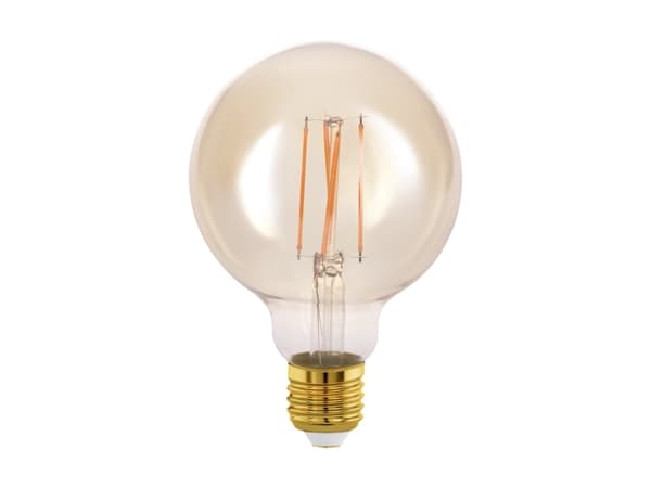 Eglo Connect-Z - LED-glödlampa med filament - form: G95 - E27 - 4.9 W (motsvarande 41 W) - klass F - varmt vitt ljus - 2200 K